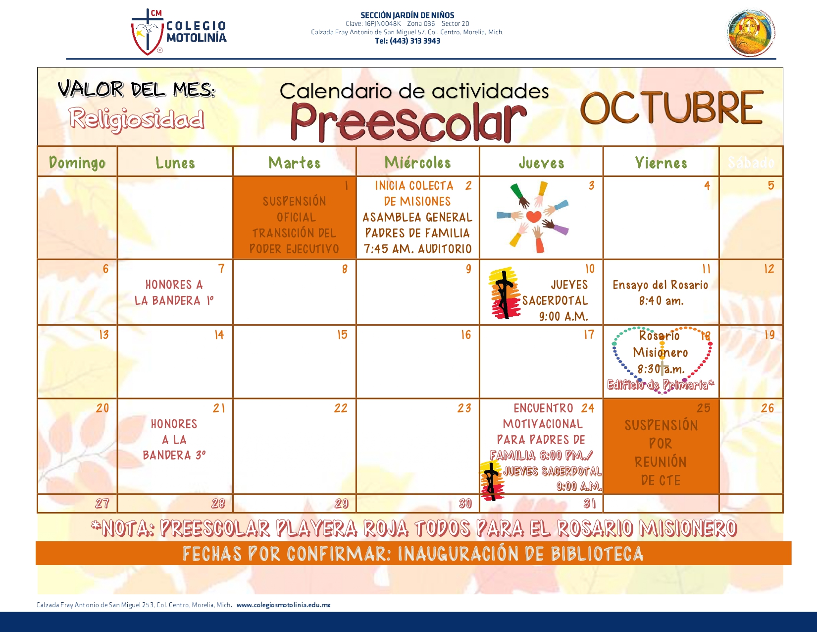 Octubre Preescolar